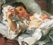 Lovis Corinth Morgensonne oil